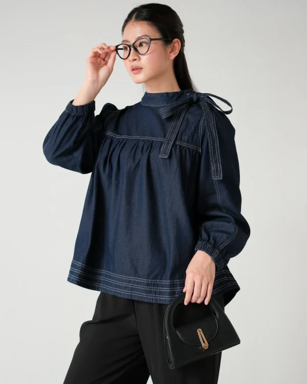 Jhani Denim Blouse foto 2