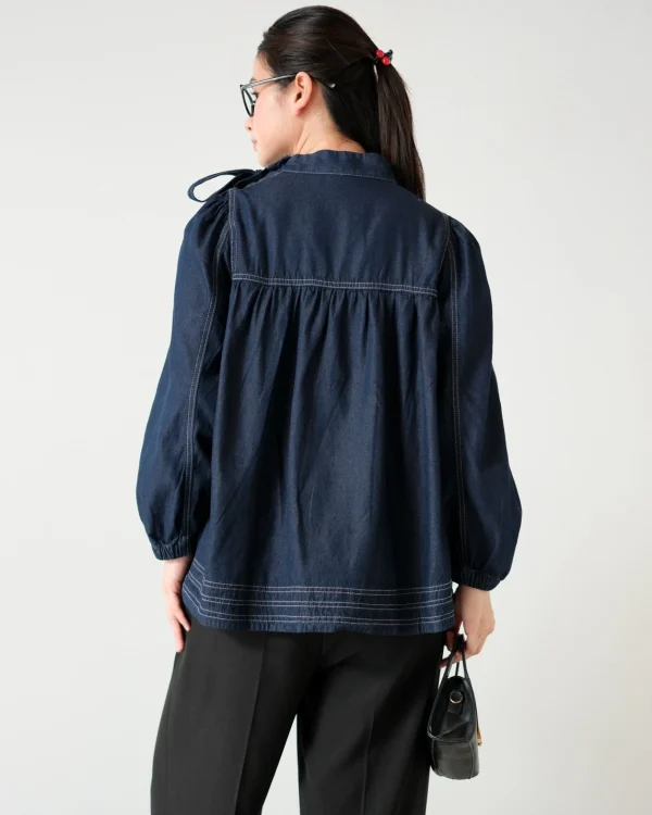 Jhani Denim Blouse foto 3