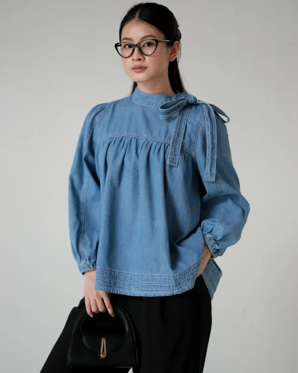 Jhani Denim Blouse foto 4