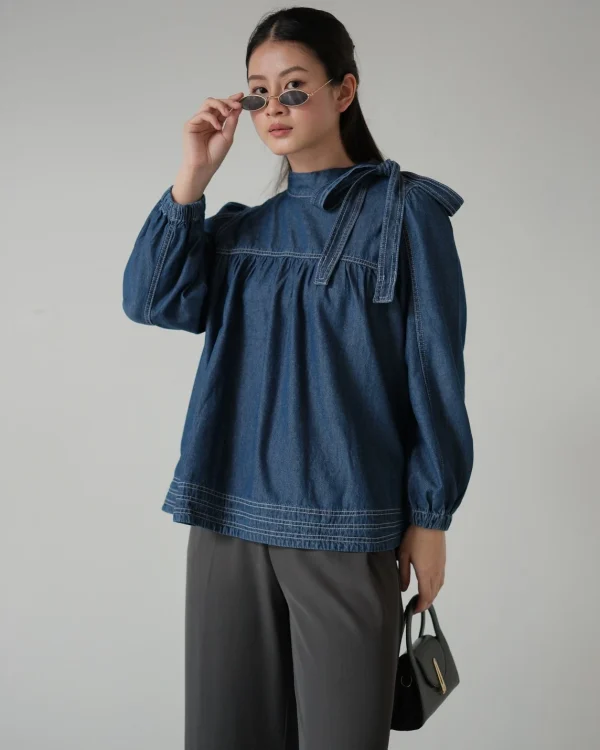 Jhani Denim Blouse foto 7