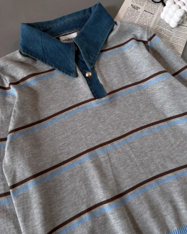 Givena Stripe Longsleeve foto 4