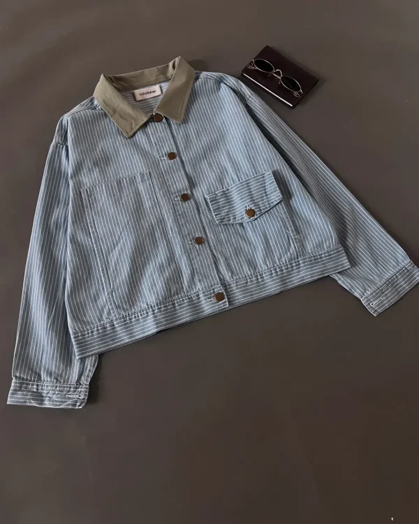 Sloane Denim Stripe Jacket