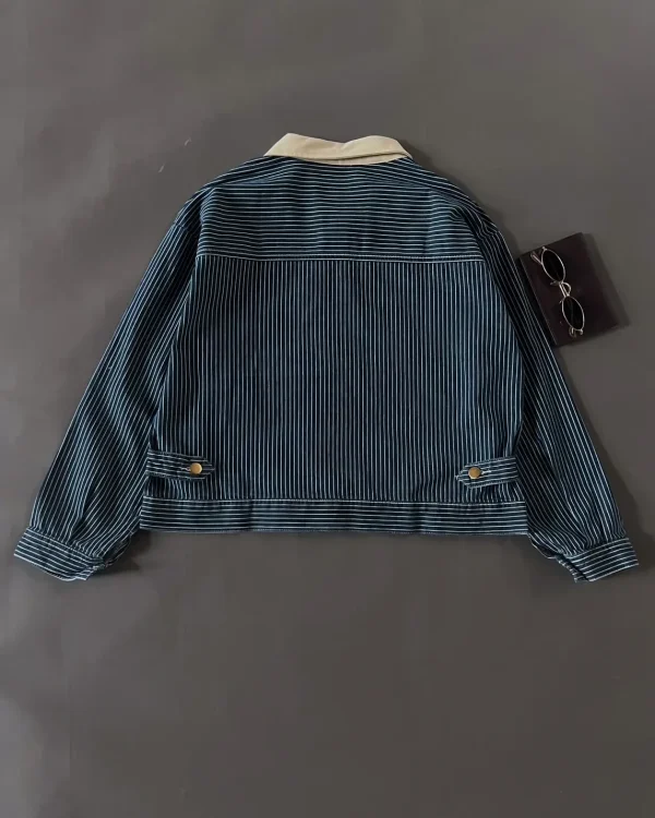 Sloane Denim Stripe Jacket foto 5