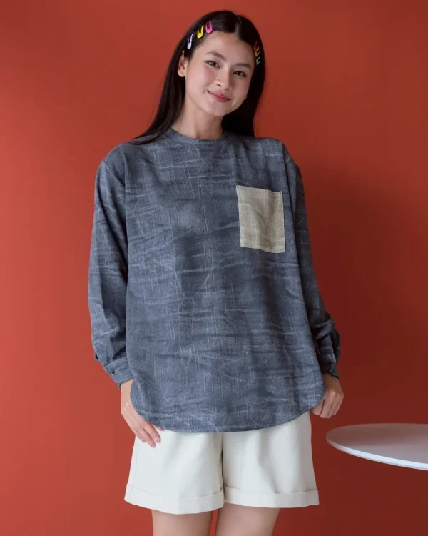Kamora Longsleeve Grey foto 2