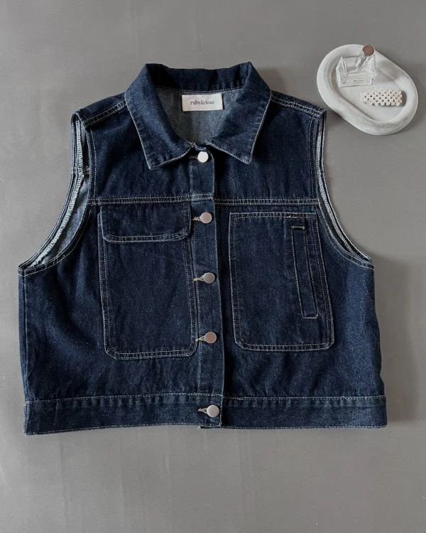 Qivela Denim Vest foto 1