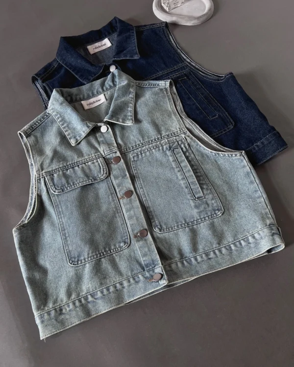 Qivela Denim Vest foto 3