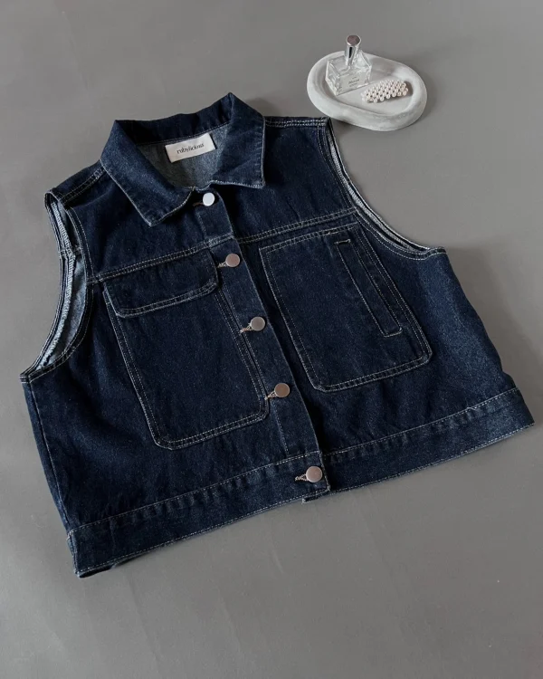 Qivela Denim Vest foto 2