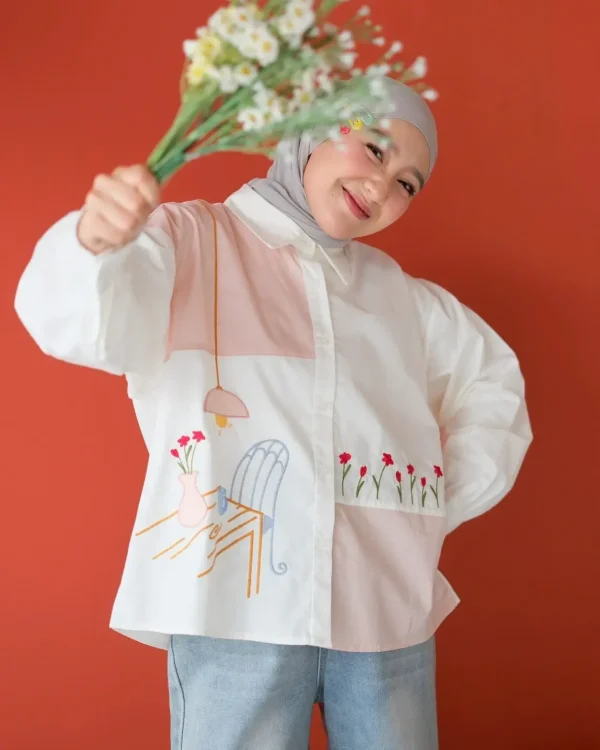 Hare Shirt Dusty Pink foto 1