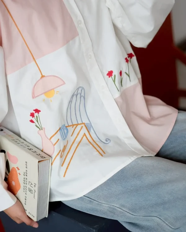 Hare Shirt Dusty Pink foto 2