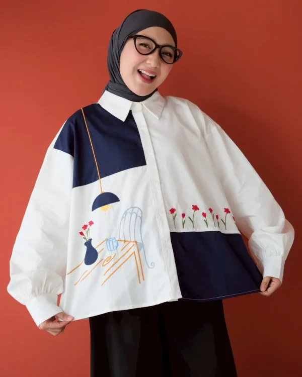 Hare Shirt Navy foto 1