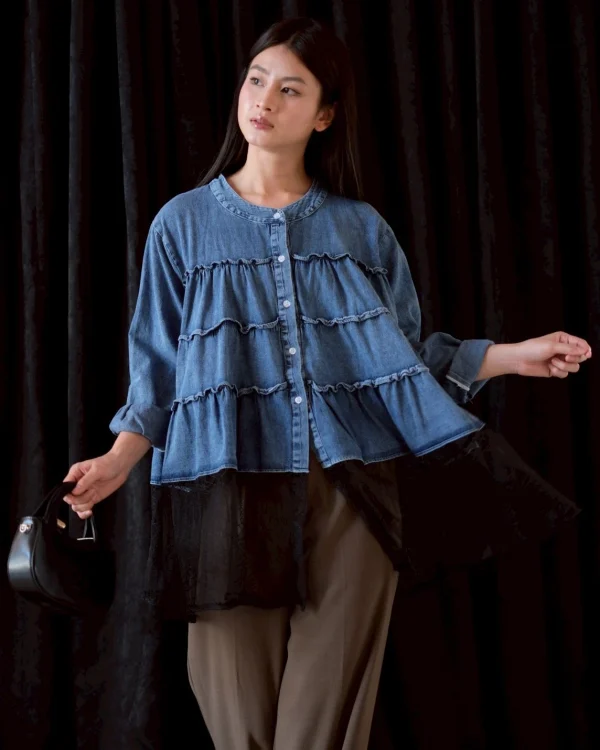 Ivayla Denim Shirt foto 2