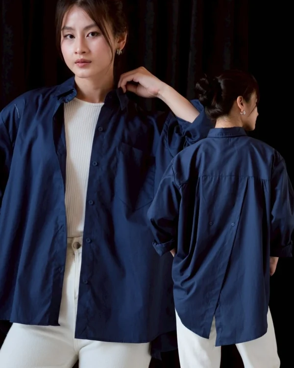 Namira Shirt Navy foto 1