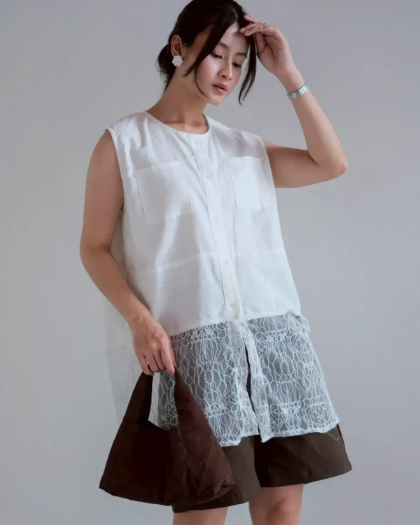 Utera Iner Sleeveless Broken White foto 1