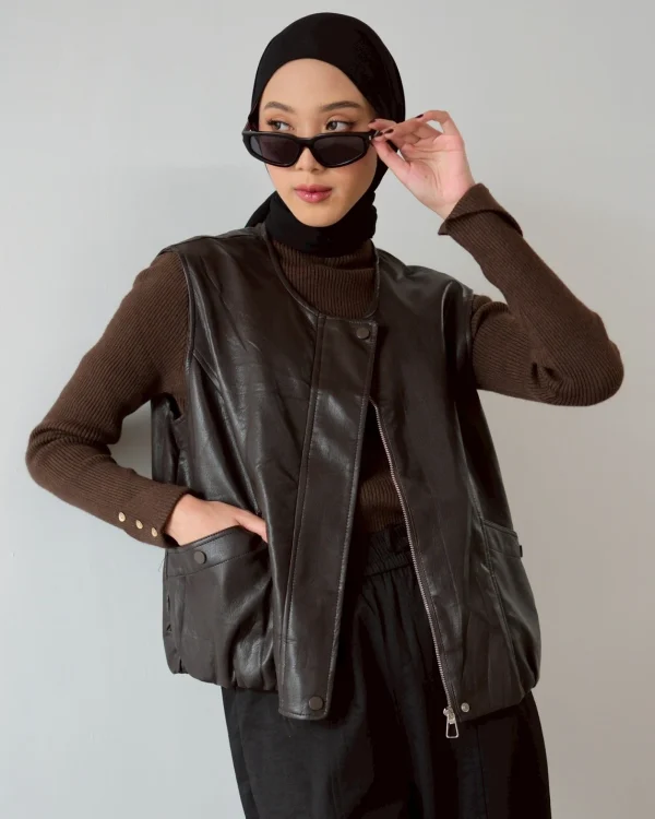 Winola Leather Vest foto 2