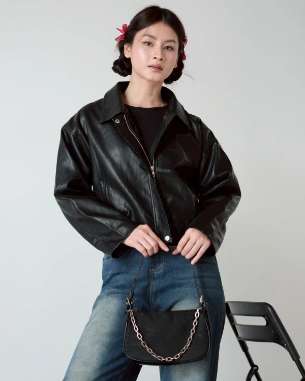 Celiora Leather Jacket foto 3