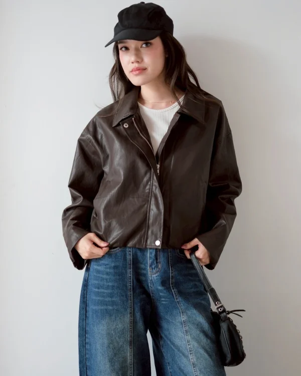 Celiora Leather Jacket foto 5