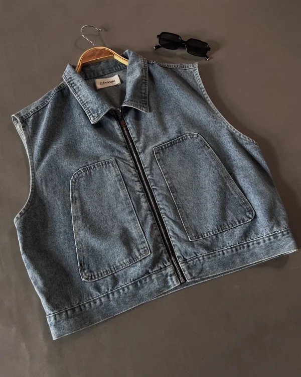 Divia Denim Vest foto 3