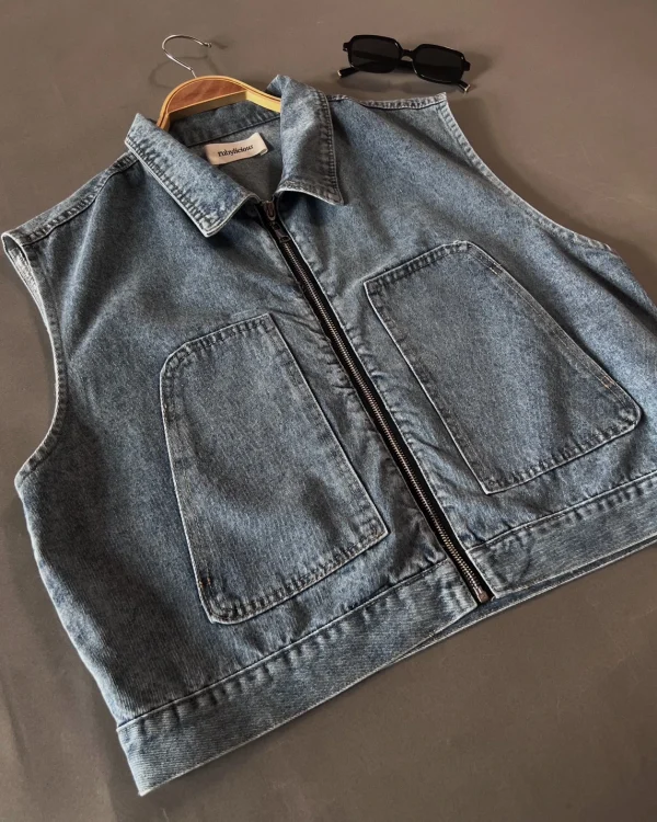 Divia Denim Vest foto 2