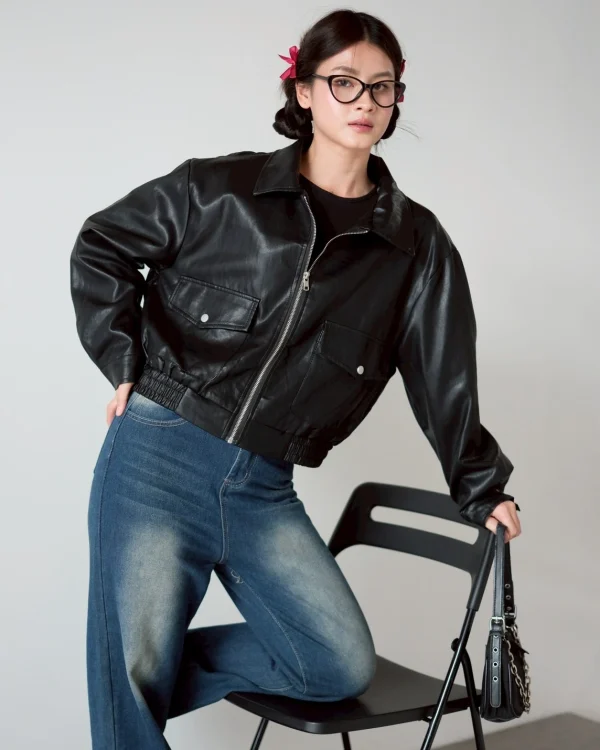 Gisya Leather Jacket foto 5