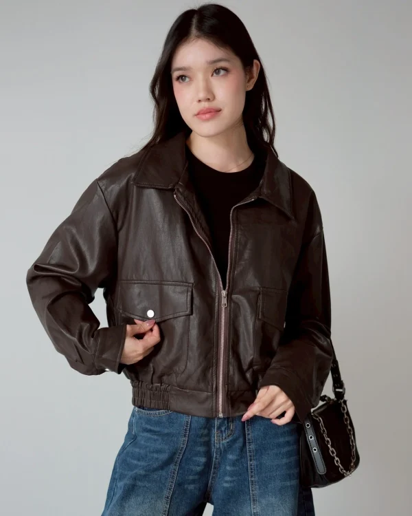 Gisya Leather Jacket foto 8