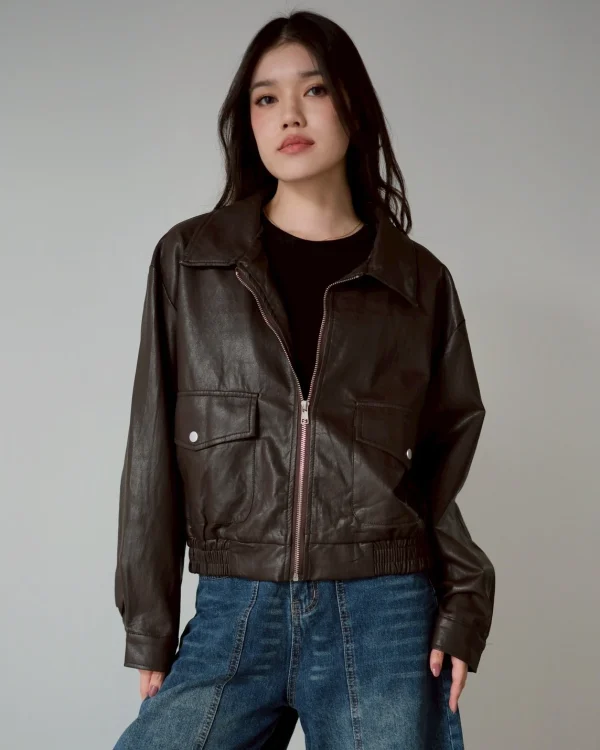 Gisya Leather Jacket foto 6