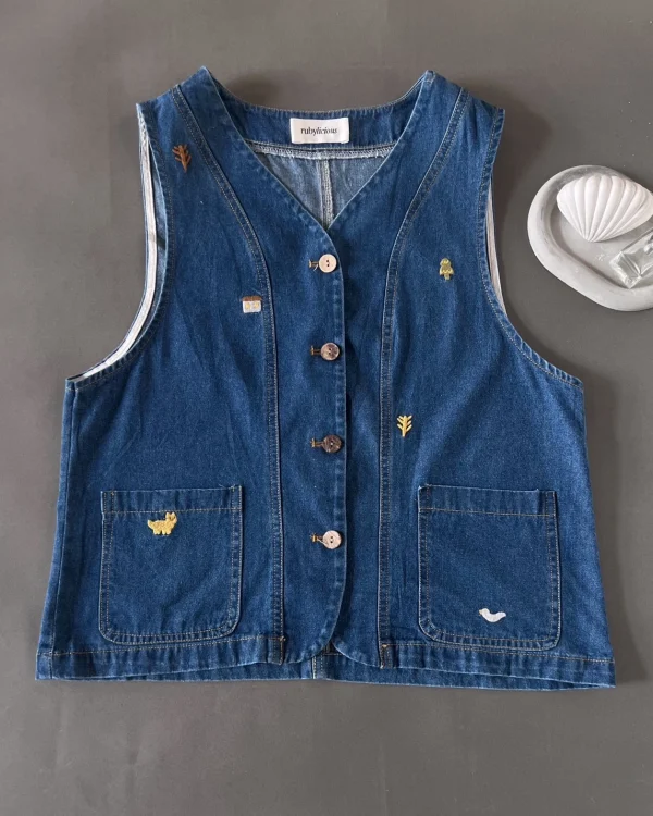 Heliora Denim Vest foto 2