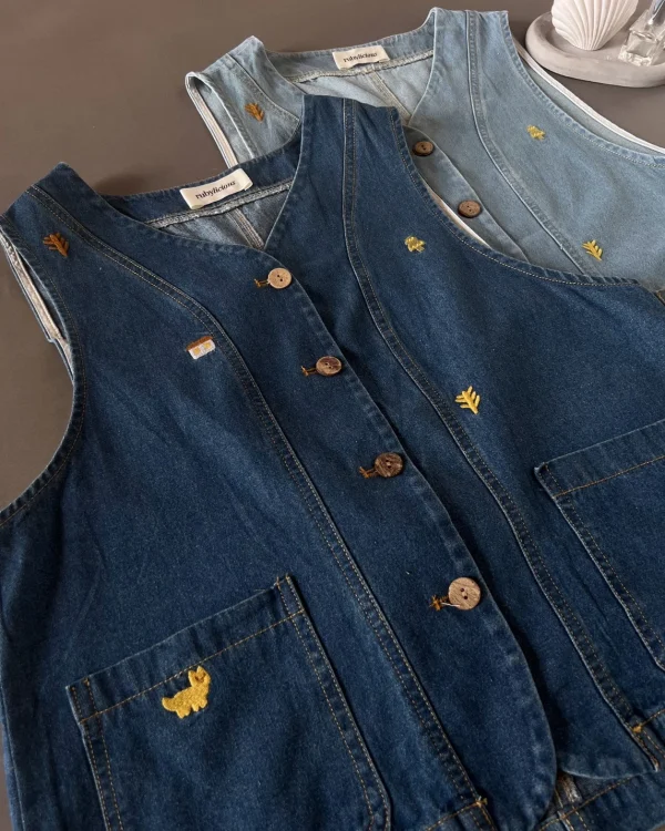 Heliora Denim Vest foto 6