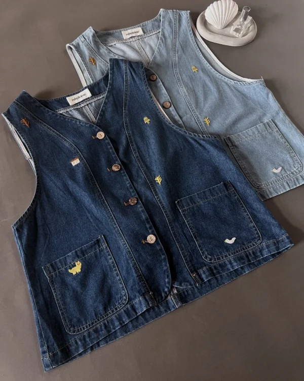 Heliora Denim Vest foto 3