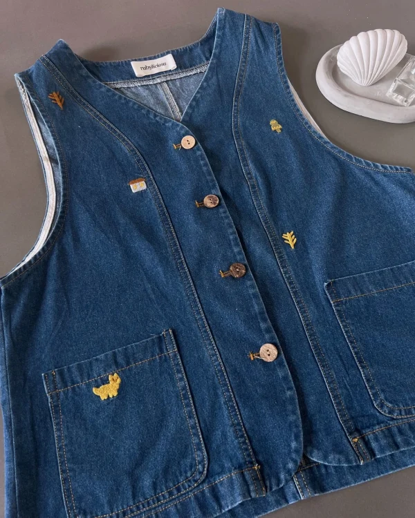 Heliora Denim Vest foto 1