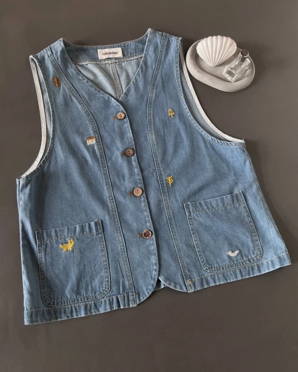 Heliora Denim Vest foto 4