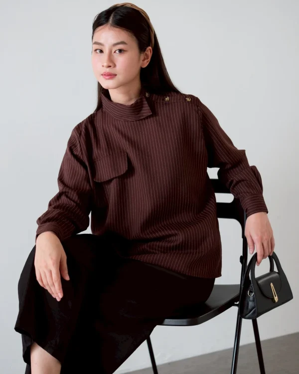 Iravia Stripe Blouse foto 4