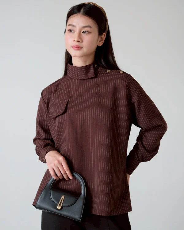 Iravia Stripe Blouse foto 3