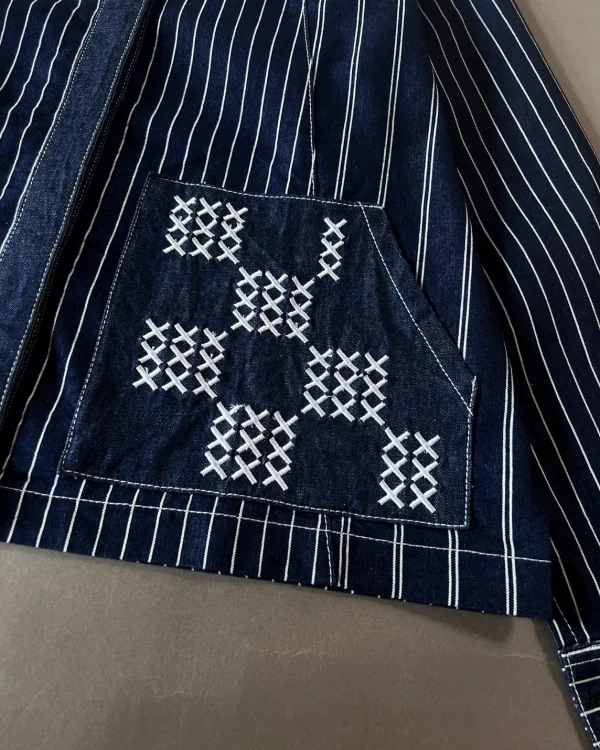 Okya Denim Shirt Dark Blue foto 3