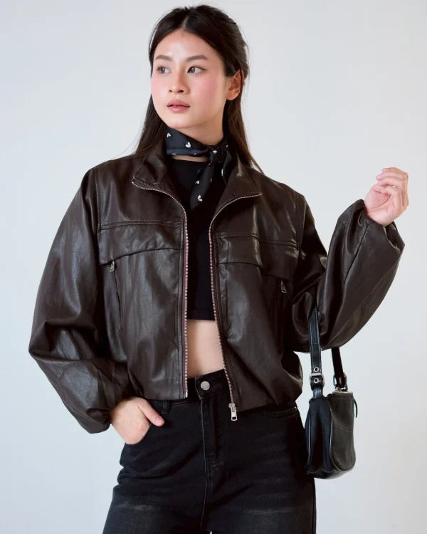 Orlena Leather Jacket foto 5