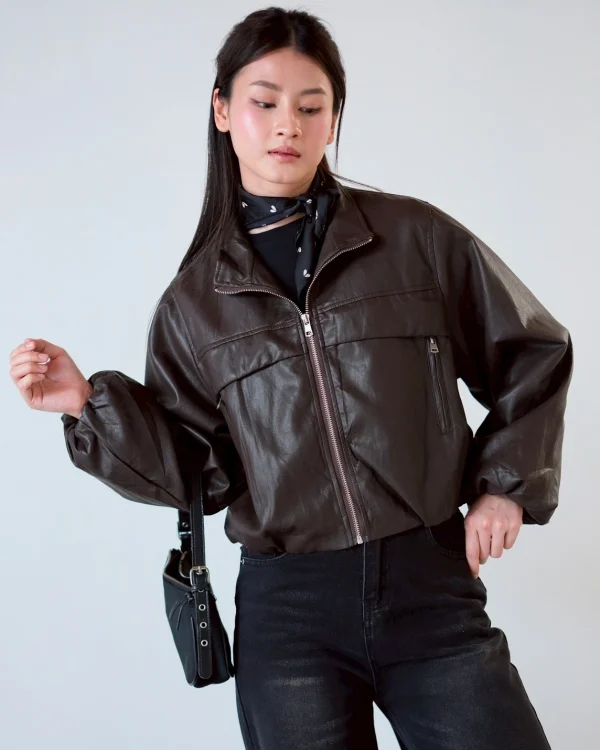 Orlena Leather Jacket foto 6