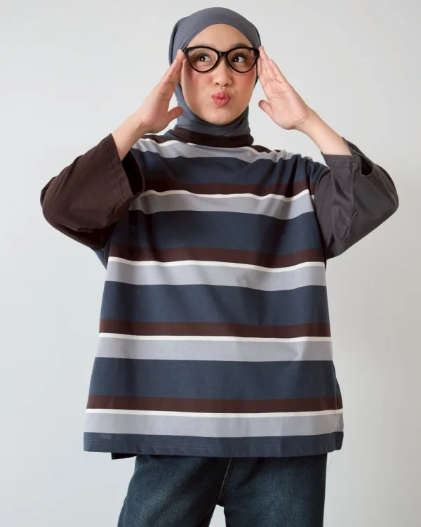 Imago Stripe Sleeve Top foto 4