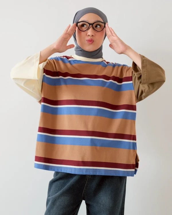 Imago Stripe Sleeve Top foto 7
