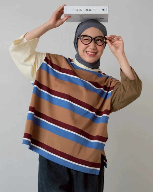 Imago Stripe Sleeve Top foto 8