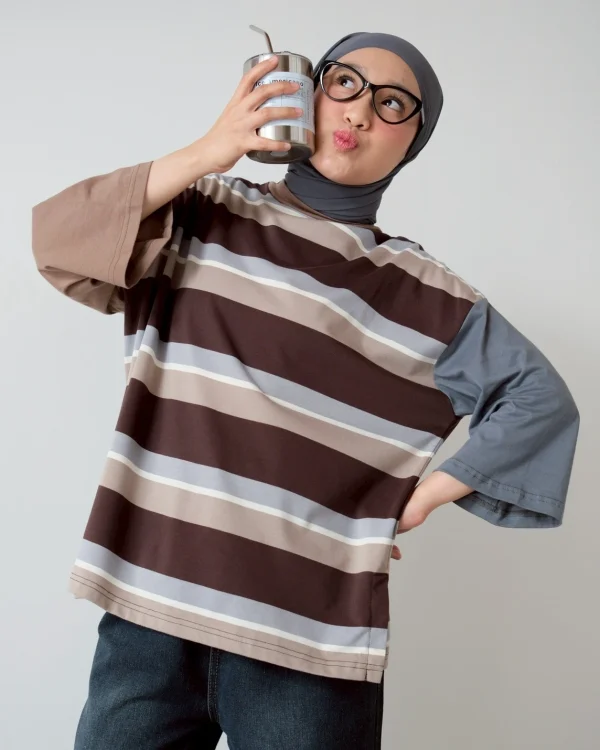 Imago Stripe Sleeve Top foto 2