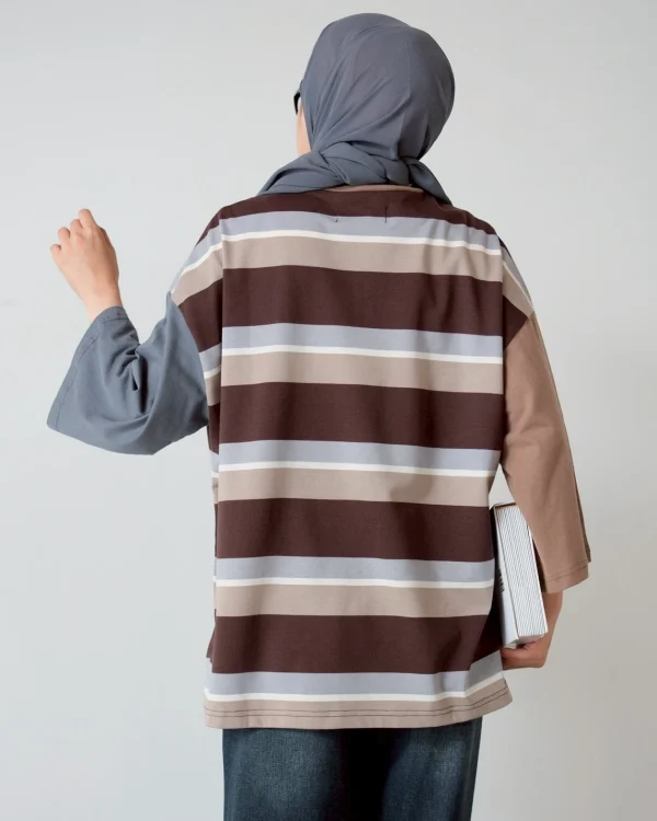 Imago Stripe Sleeve Top foto 3