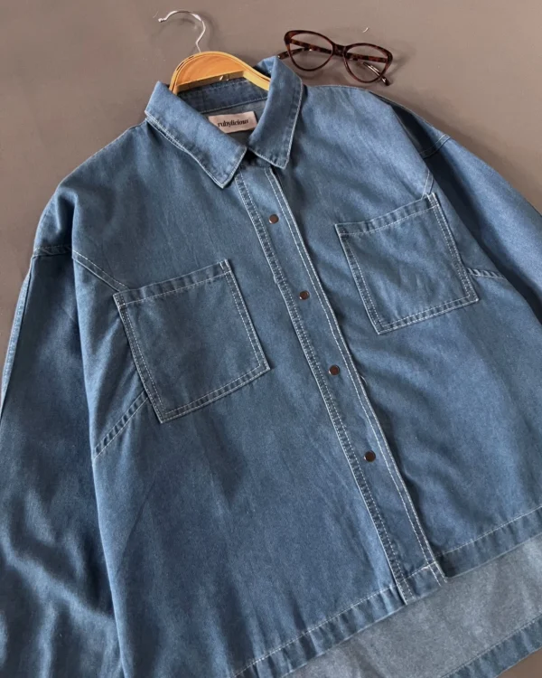 Umaiza Denim Shirt foto 1