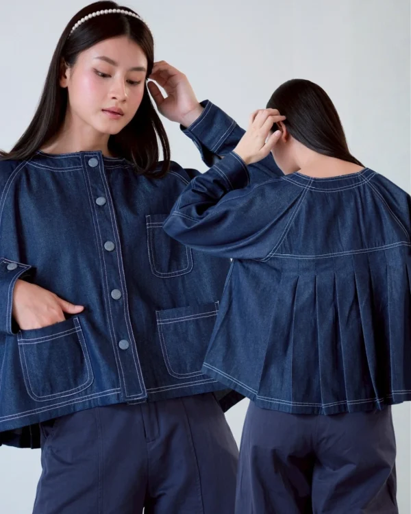 Umeda Denim Shirt Dark Blue foto 1