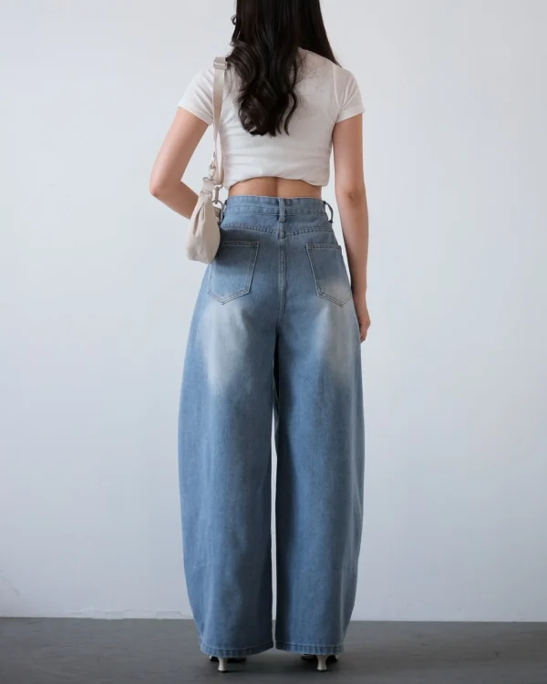 Jenly Barrel Denim Pants foto 7