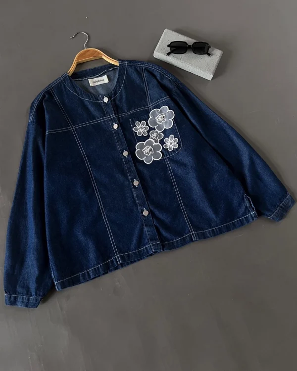 Pory Denim Shirt Dark Blue foto 1