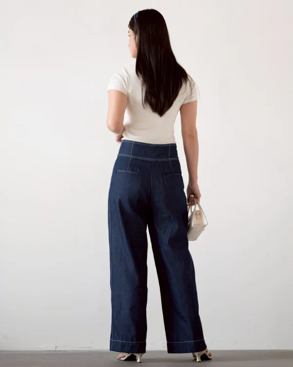 Kobe Denim Pants Dark Blue foto 5