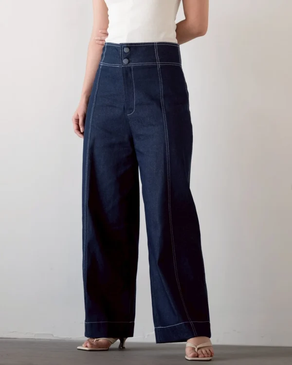 Kobe Denim Pants Dark Blue foto 1