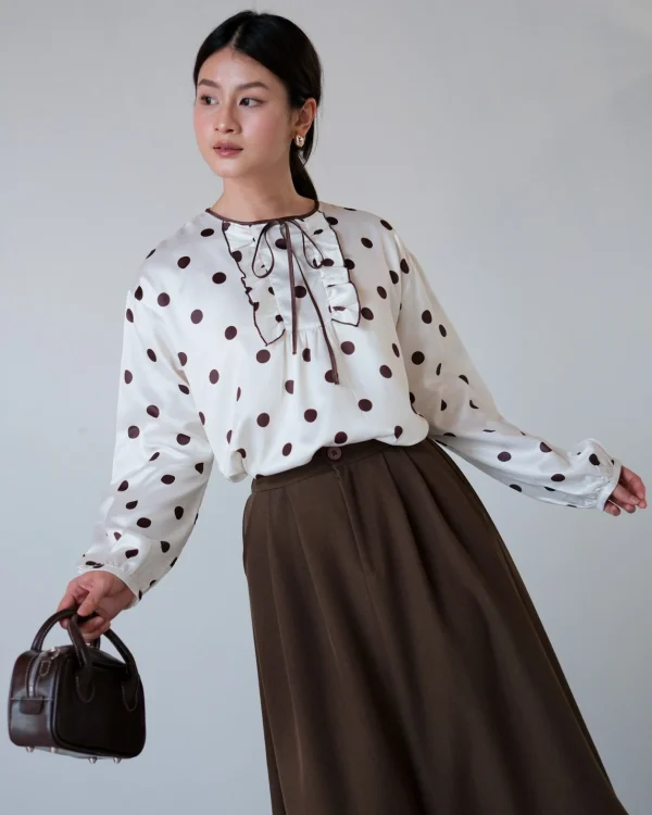 Wilow Polka Blouse