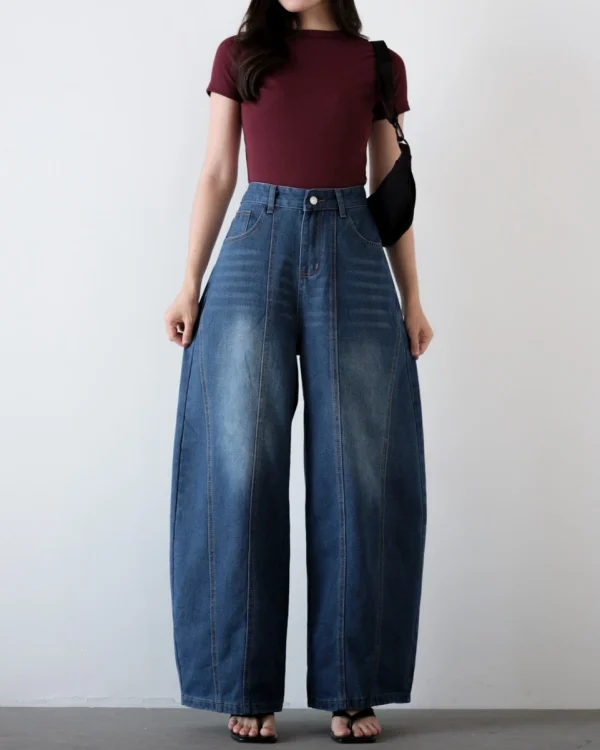 Jenly Barrel Denim Pants