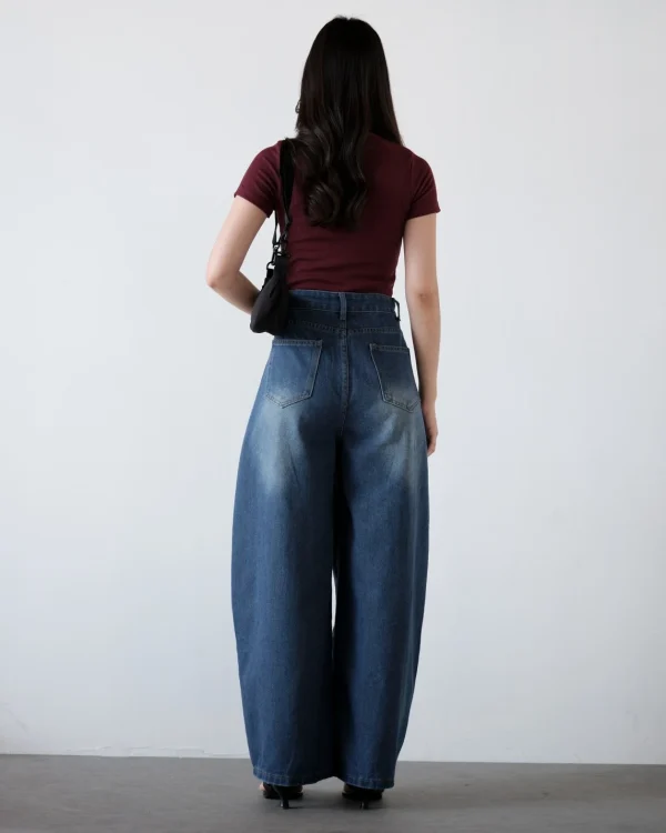 Jenly Barrel Denim Pants foto 3