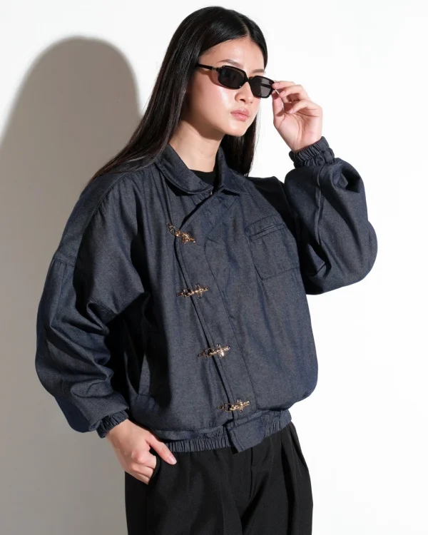 Uneiva Denim Jacket Dark Blue foto 3